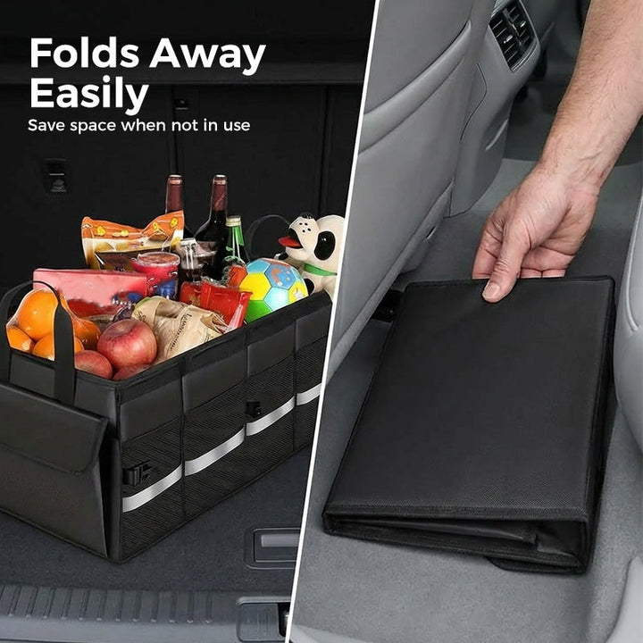 Foldable Car Trunk Organizer with Lid 55 Liter Oxford Set of 2 5