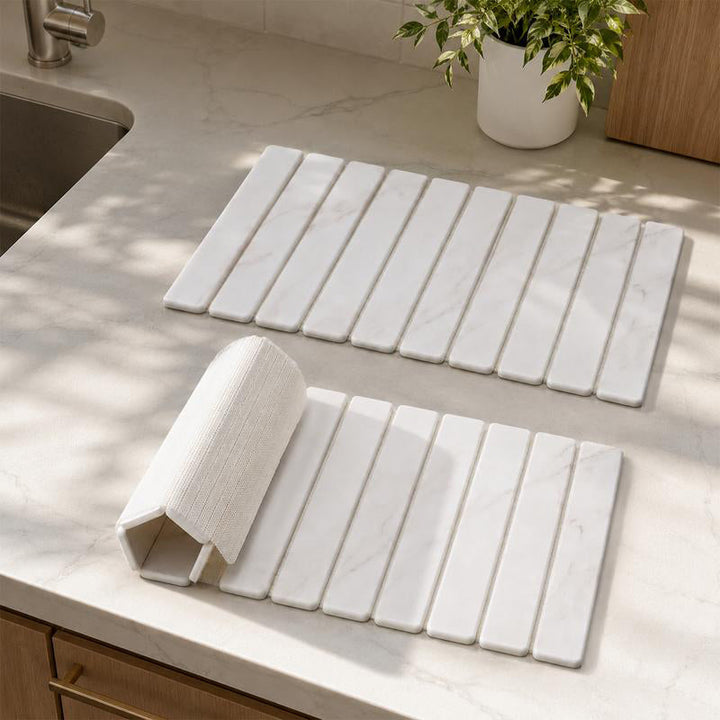 Foldable Diatom Mud Dish Drying Mat 1