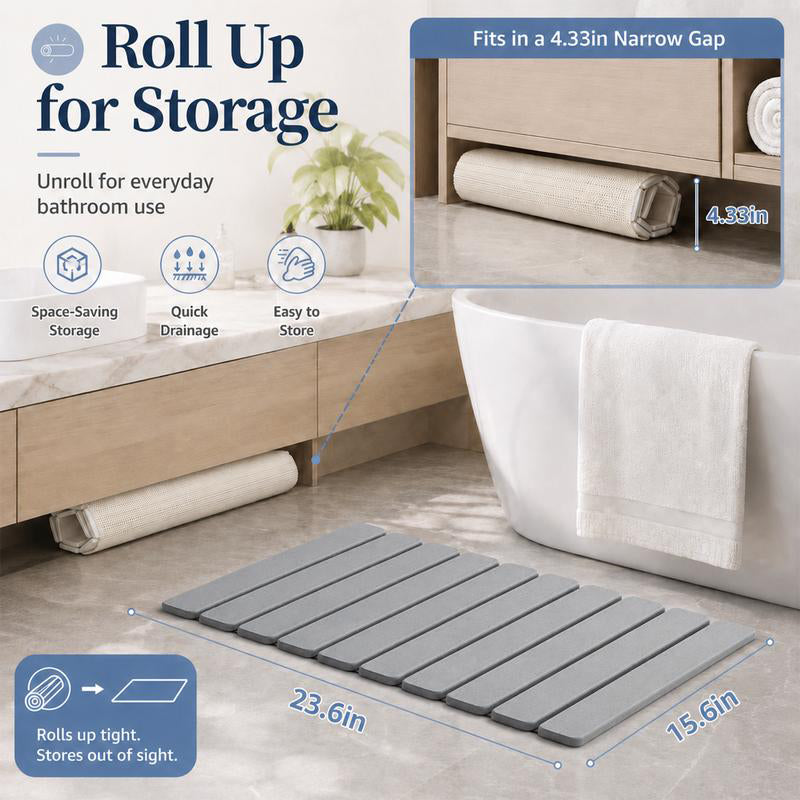 Foldable Diatom Mud Dish Drying Mat 4