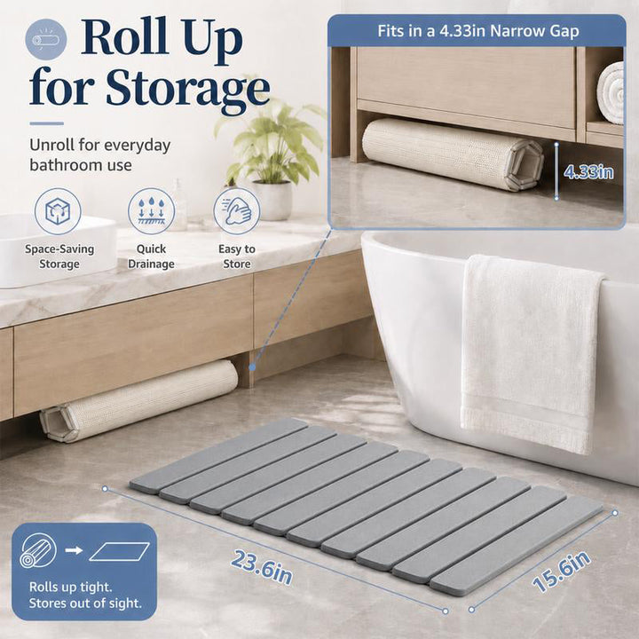 Foldable Diatom Mud Dish Drying Mat 4