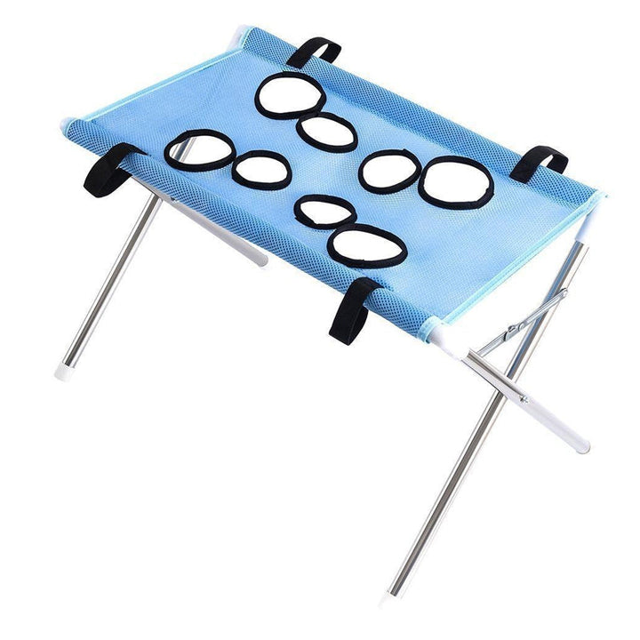 Foldable Pet Grooming Table and Hammock 23.6 x 13 x 15.7 Inches Blue 1