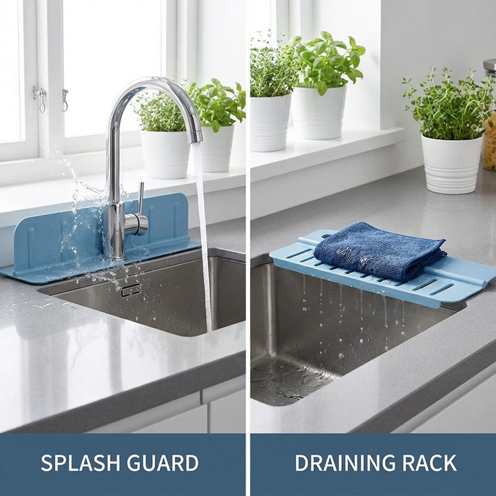 Foldable Sink Splash Guard with Suction Cups 13.9 Inch 8