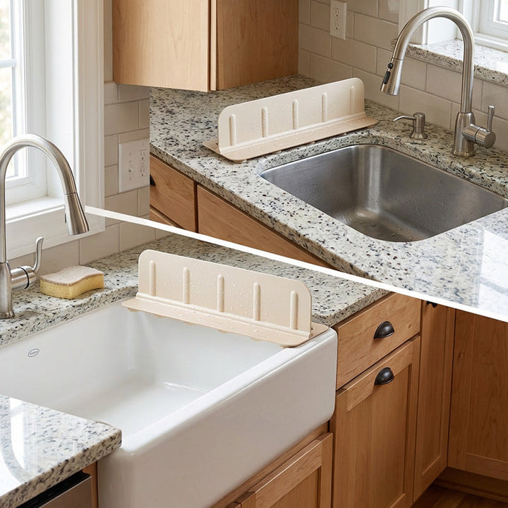 Foldable Sink Splash Guard with Suction Cups 13.9 Inch 9