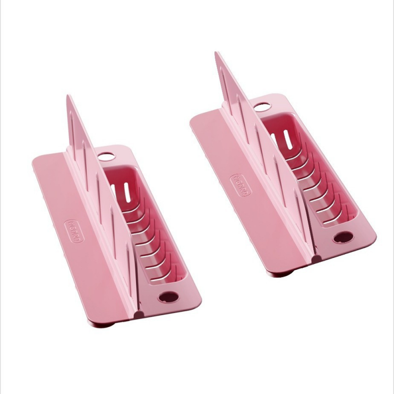 Foldable Sink Splash Guard with Suction Cups 13.9 Inch Pink Set of 2 1