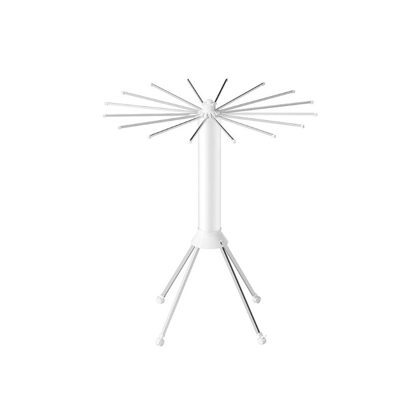 Folding Clothes Drying Rack Umbrella Style 4 Legs White 4 Legs Single Layer 1