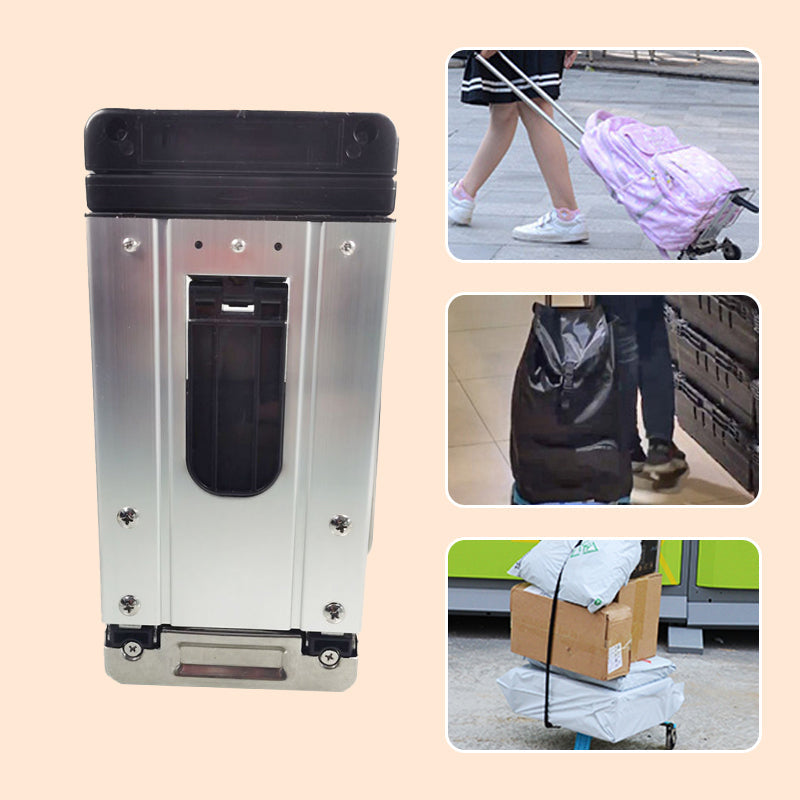 Folding Hand Truck Dolly Mini Stainless Steel Set of 3 3
