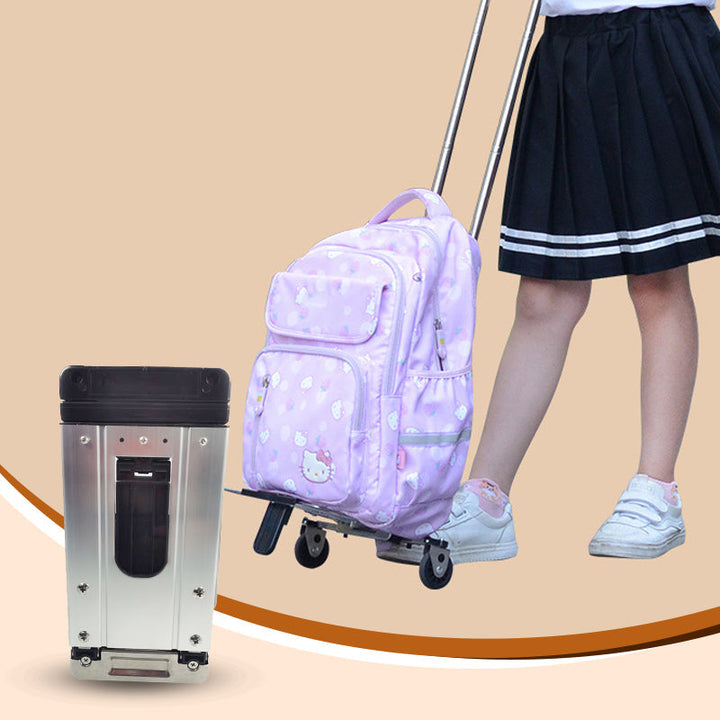 Folding Hand Truck Dolly Mini Stainless Steel Set of 3 4