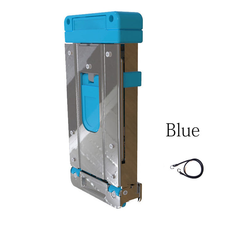 Folding Hand Truck Dolly Mini Stainless Steel Set of 3 Blue 1
