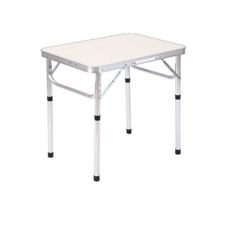 Folding Table Aluminum 23.6 x 17.7 inch Two Heights Set of 2 1