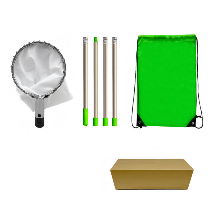 Fruit Picker Basket with Stainless Steel Pole 5.2 ft 1
