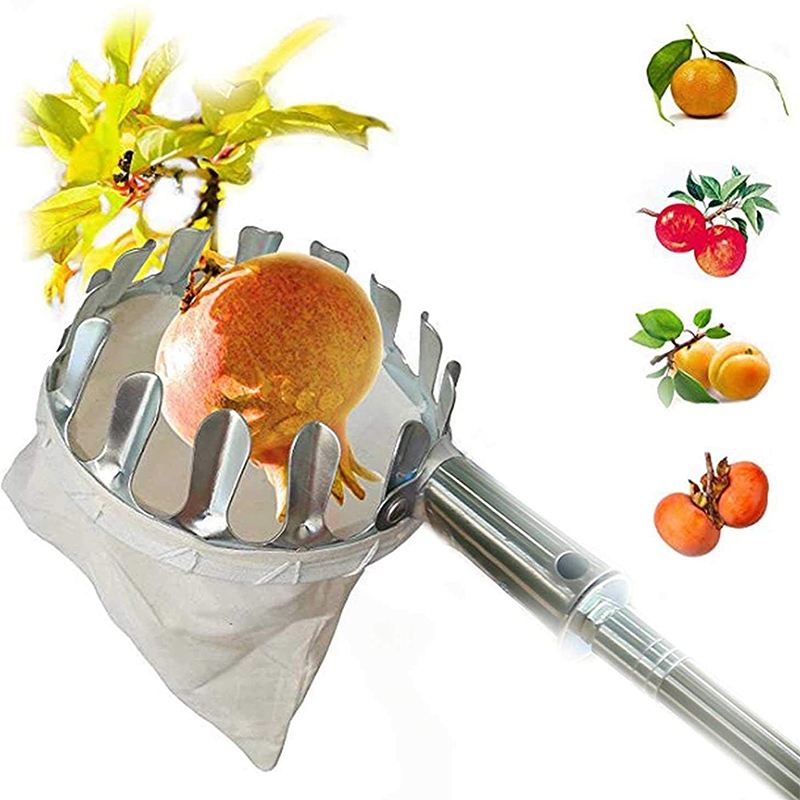 Fruit Picker Basket with Stainless Steel Pole 5