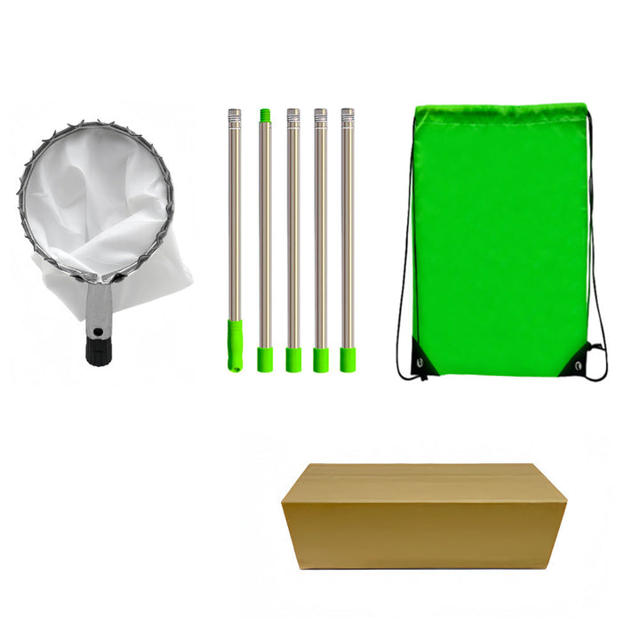 Fruit Picker Basket with Stainless Steel Pole 6.6 ft 1