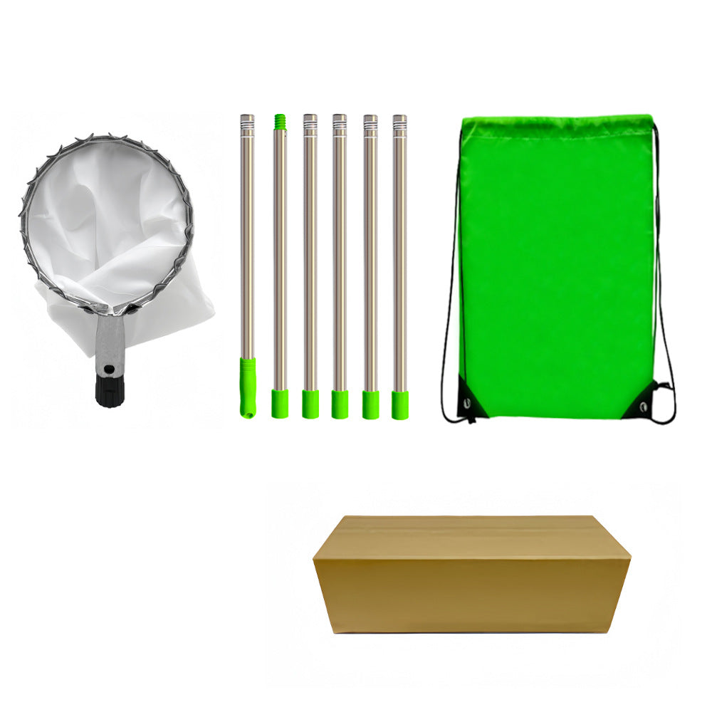 Fruit Picker Basket with Stainless Steel Pole 7.9 ft 1