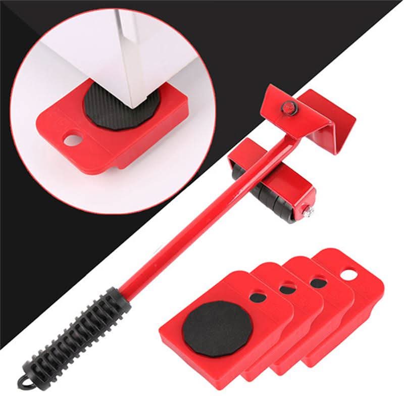 Furniture Lifter and Mover Set 5 Piece Red 2