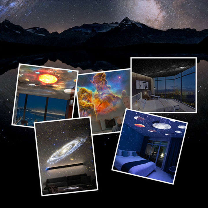 Galaxy Star Projector Lamp USB 4.3 x 4.3 x 4.4 inch Set of 3 5