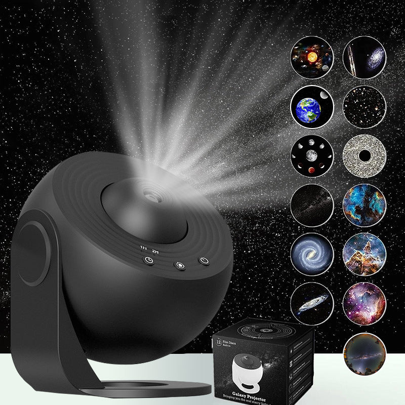 Galaxy Star Projector Lamp USB 4.3 x 4.3 x 4.4 inch Set of 3 Black 1
