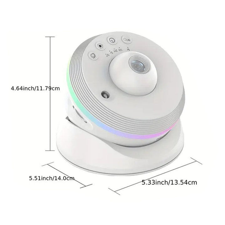 Galaxy Star Projector Night Light 360 Degree Rotating Base 1