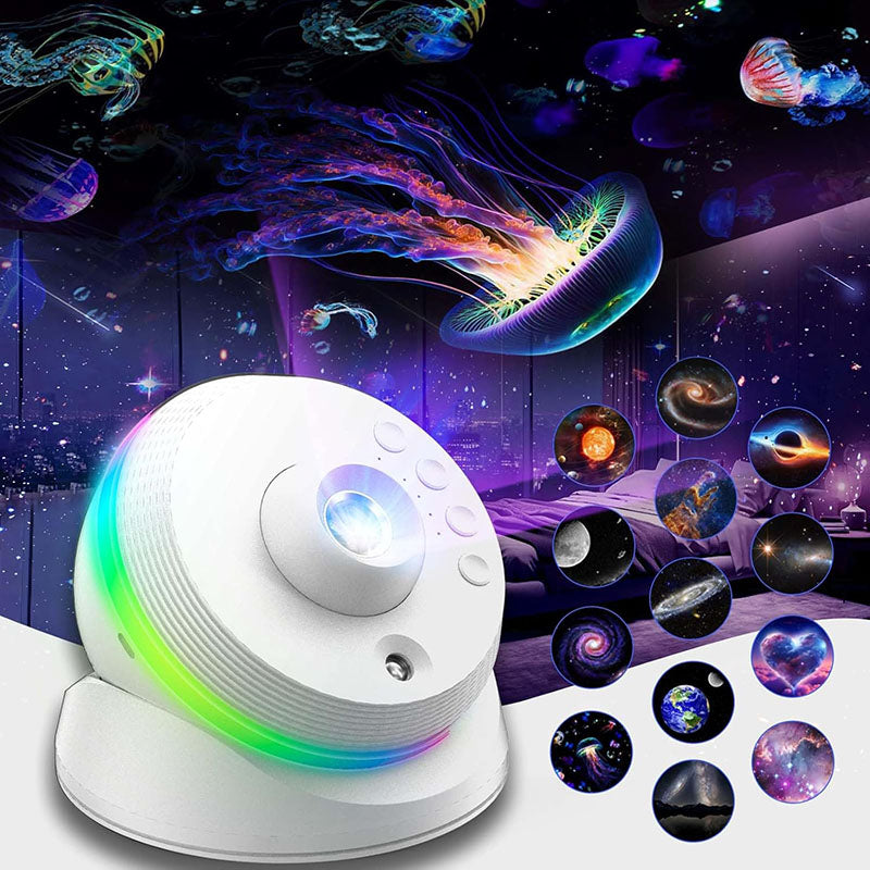 Galaxy Star Projector Night Light 360 Degree Rotating Base 3
