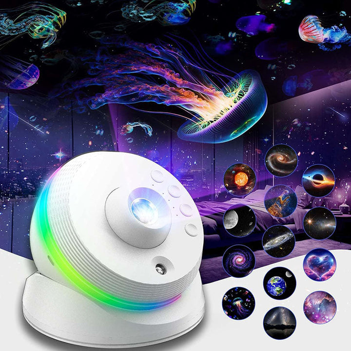 Galaxy Star Projector Night Light 360 Degree Rotating Base 3