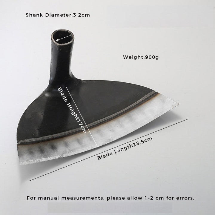 Garden Hoe Head Carbon Steel 8.3 to 12.4 Inch Blade 11.2 Inch 1
