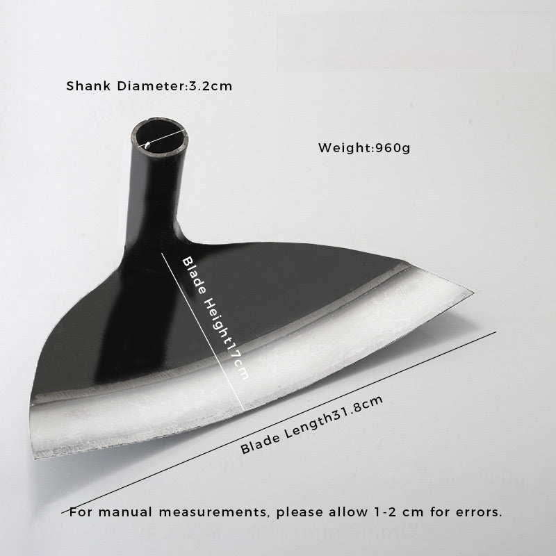 Garden Hoe Head Carbon Steel 8.3 to 12.4 Inch Blade 12.4 Inch 1
