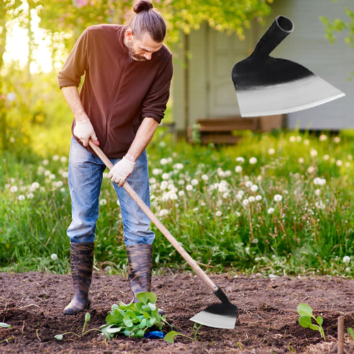 Garden Hoe Head Carbon Steel 8.3 to 12.4 Inch Blade 2