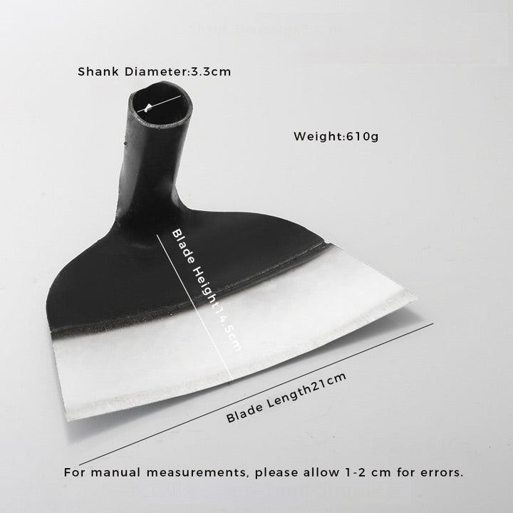 Garden Hoe Head Carbon Steel 8.3 to 12.4 Inch Blade 8.3 Inch 1