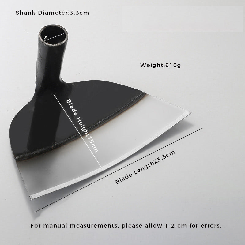 Garden Hoe Head Carbon Steel 8.3 to 12.4 Inch Blade 9.3 Inch 1