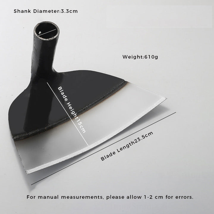 Garden Hoe Head Carbon Steel 8.3 to 12.4 Inch Blade 9.3 Inch 1