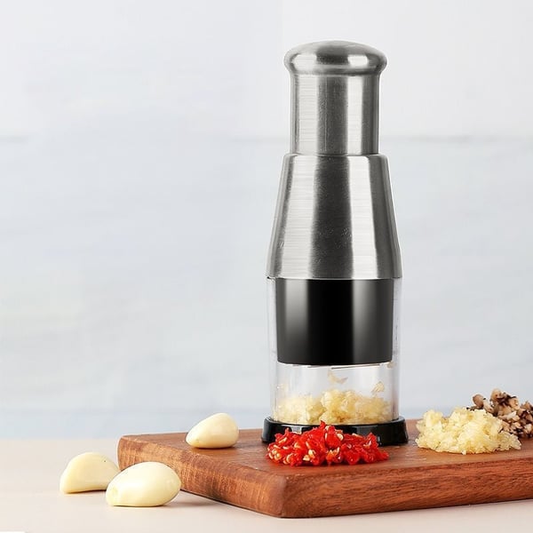 Garlic Chopper Hand Press Stainless Steel 2