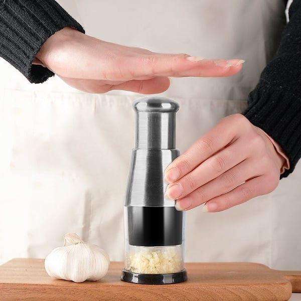 Garlic Chopper Hand Press Stainless Steel 6
