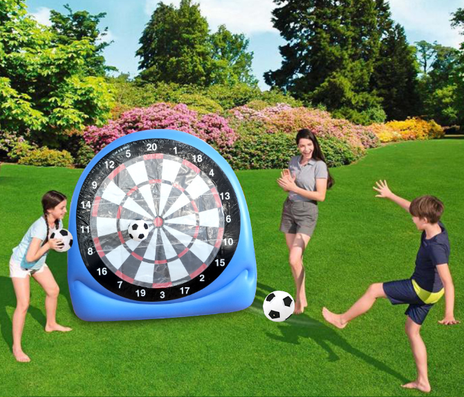 Giant Inflatable Soccer Dartboard Target PVC 3