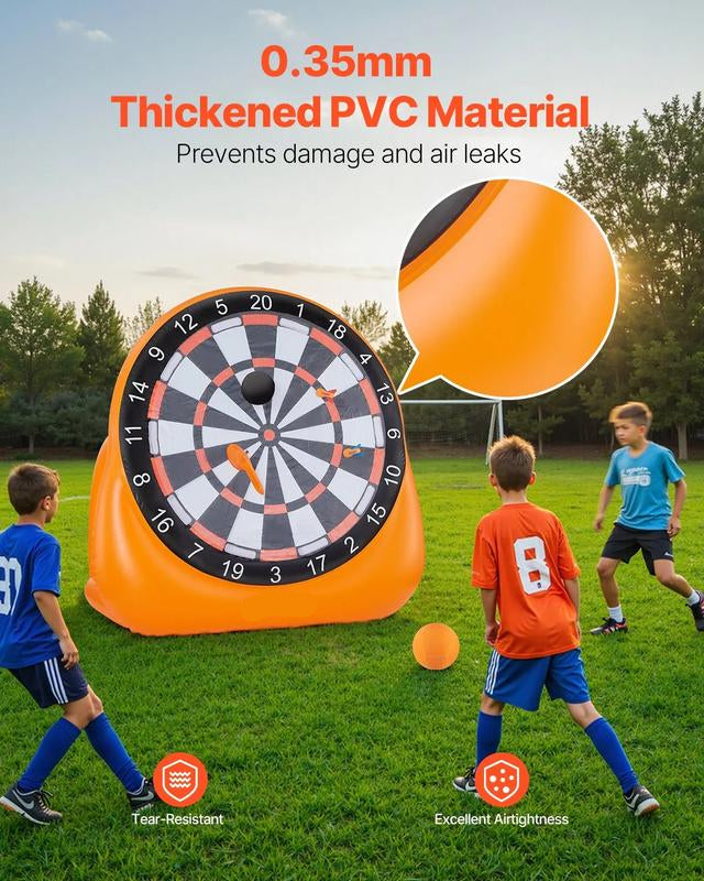Giant Inflatable Soccer Dartboard Target PVC 4