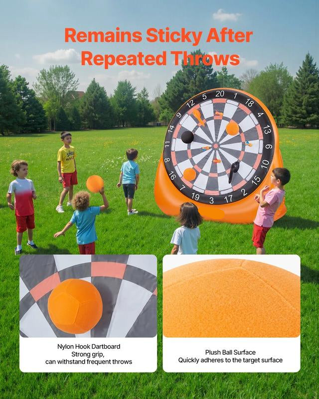 Giant Inflatable Soccer Dartboard Target PVC 5