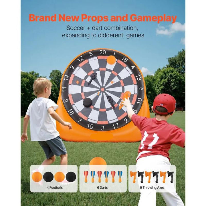 Giant Inflatable Soccer Dartboard Target PVC 8