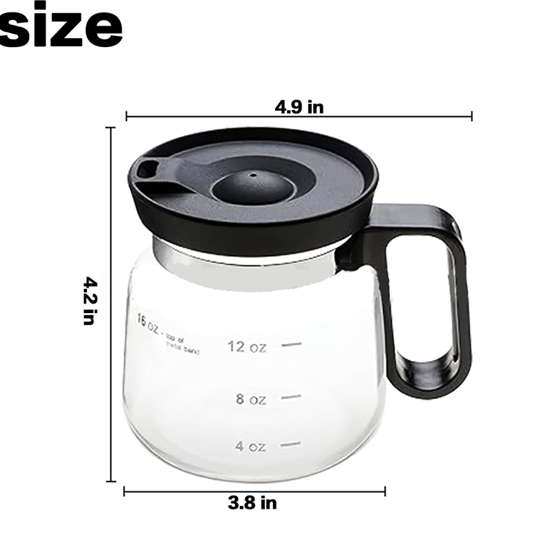 Glass Coffee Mug with Lid 16 oz 2