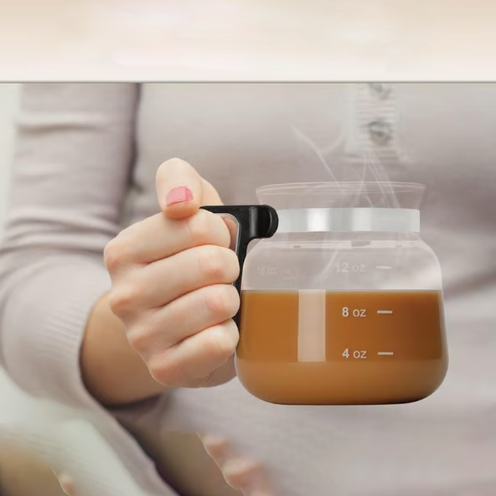 Glass Coffee Mug with Lid 16 oz 5