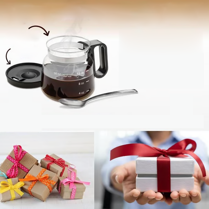 Glass Coffee Mug with Lid 16 oz 7