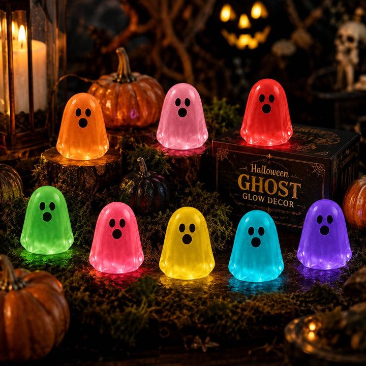 Glow in the Dark Mini Ghosts Resin 200 Pieces 8 Colors 1