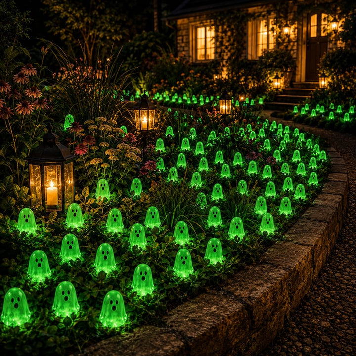 Glow in the Dark Mini Ghosts Resin 200 Pieces 8 Colors 7
