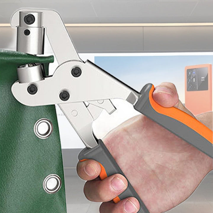 Grommet Hole Punch Pliers with 100 Grommets 1