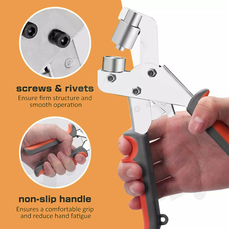 Grommet Hole Punch Pliers with 100 Grommets 5