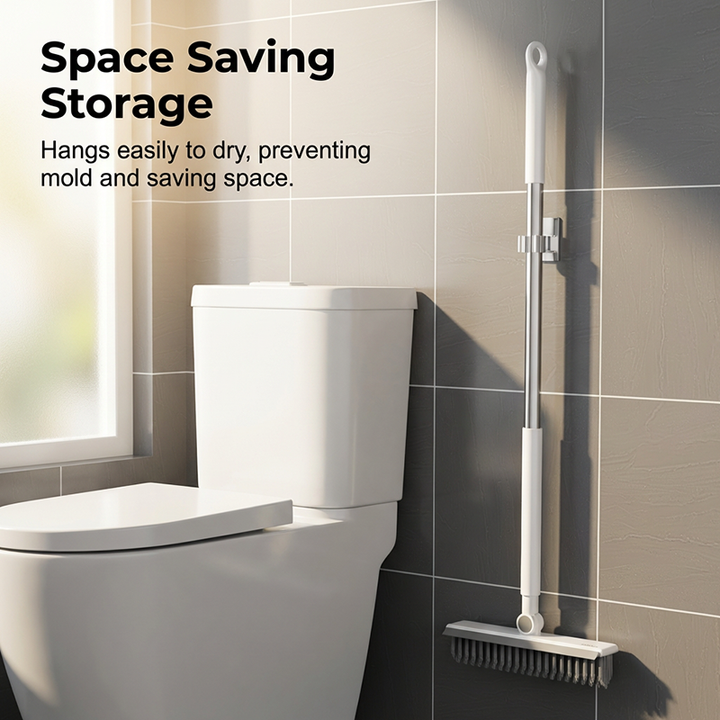 Grout Scrub Brush with Squeegee and Long Handle 41.7 Inch 4