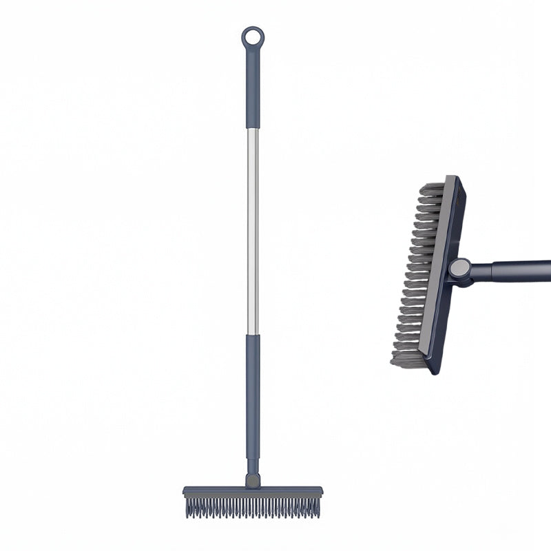 Grout Scrub Brush with Squeegee and Long Handle 41.7 Inch Blue 1