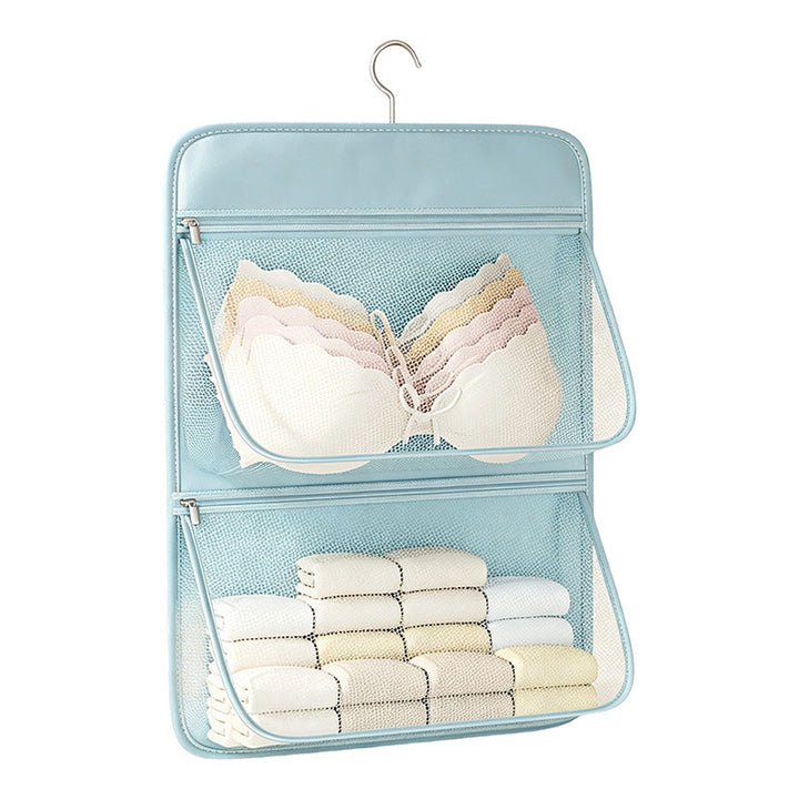 Hanging Mesh Closet Organizer Bag Set of 2 1