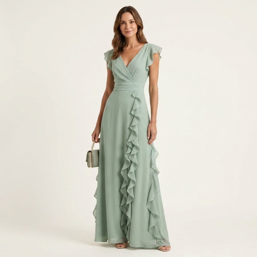 BARBARA | TUMMY COVERAGE MAXI DRESS