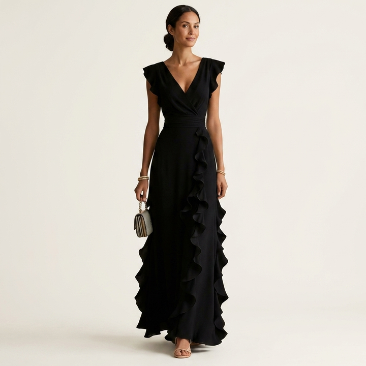 BARBARA | TUMMY COVERAGE MAXI DRESS
