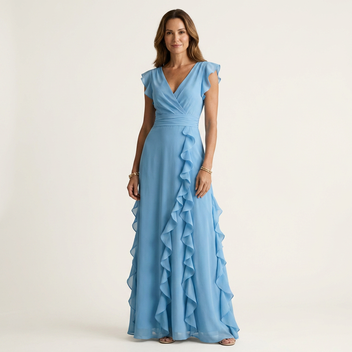 BARBARA | TUMMY COVERAGE MAXI DRESS