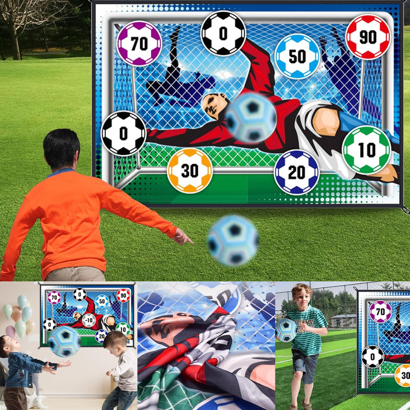 Hook and Loop Soccer Target Game 59 x 39 inch Set of 3 1
