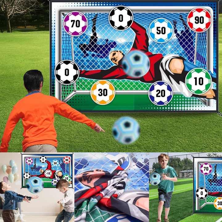 Hook and Loop Soccer Target Game 59 x 39 inch Set of 3 1